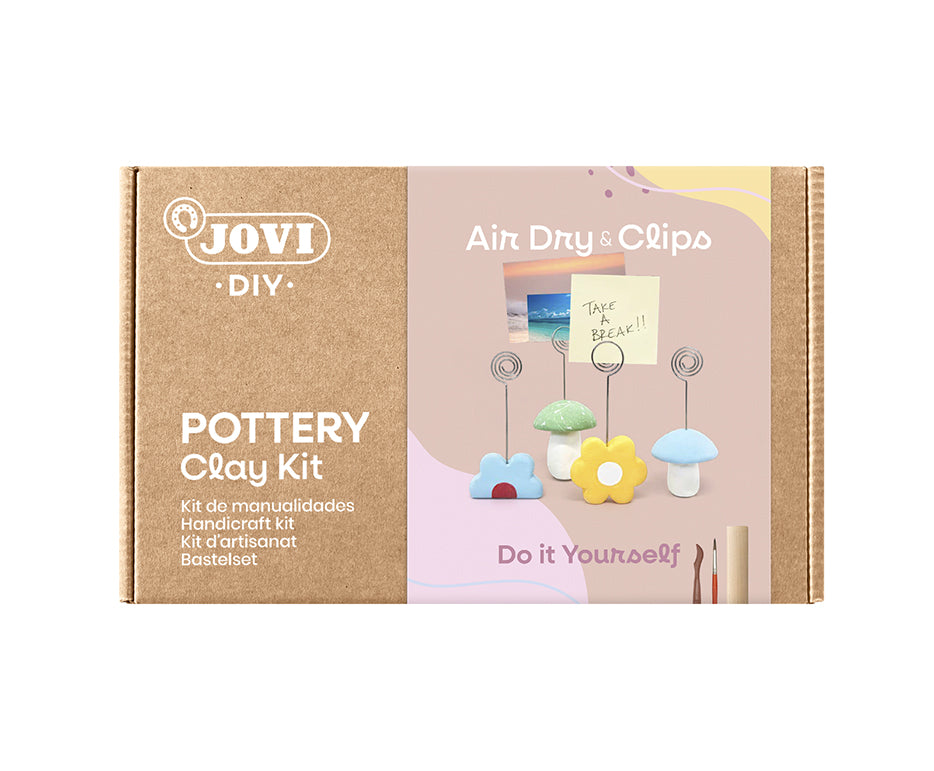 Set creativ de modelaj JOVI Kraft Clame de păr – 24 buc