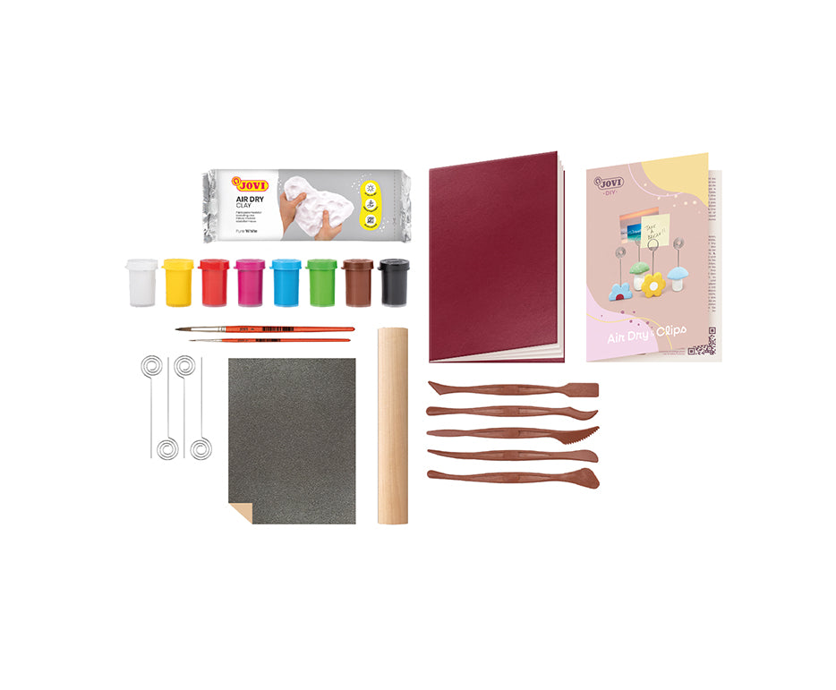 Set creativ de modelaj JOVI Kraft Clame de păr – 24 buc