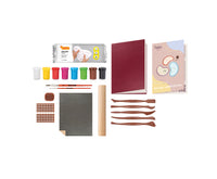 Set creativ de modelaj JOVI Kraft – ștampile pentru scrisori