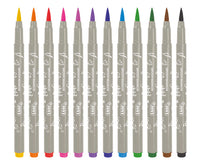 Carioci acuarelă cu vârf pensulă JOVI Lettering 12 buc