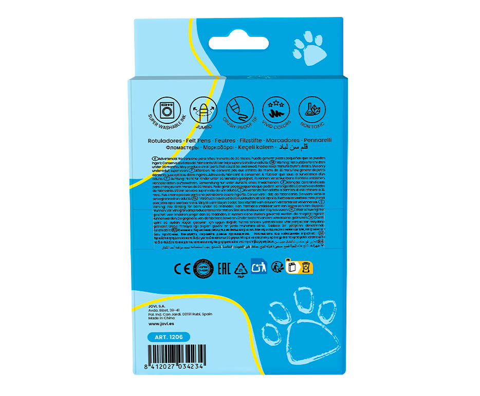 Carioci pentru copii JOVI My First Jumbo 6 buc
