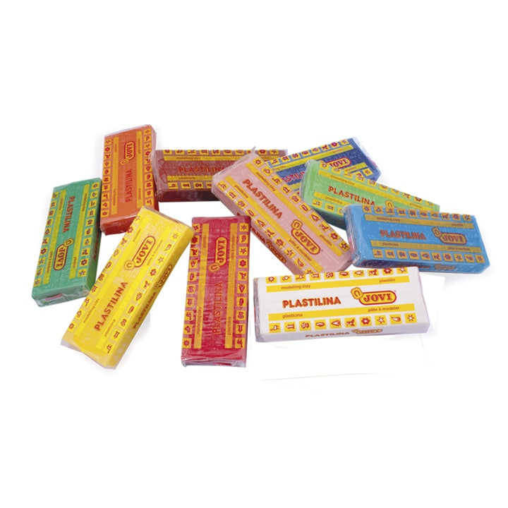 jovi nuante de baza din plastilina 10 x 150 g ro jov71 10s