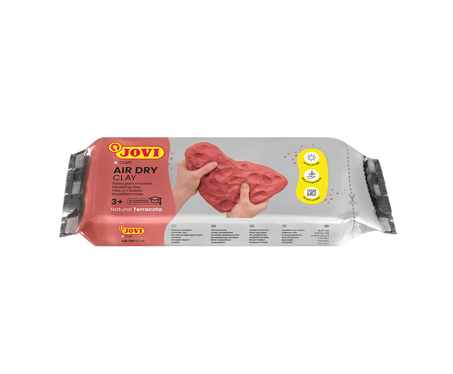 JOVI pastă de modelaj cu auto-întărire, maro, 250 g