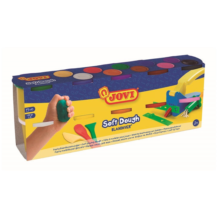 jovi plastilina in pahare blandiver 10 x 110 g ro jov410s