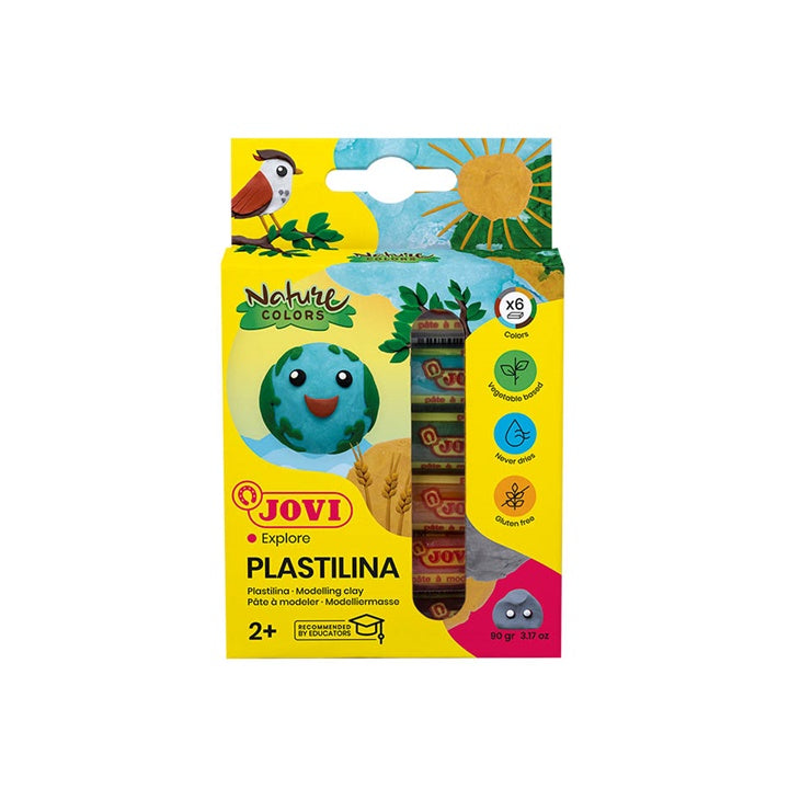 jovi plastilina nuante naturale 6 x 15 g ro jov90 6n
