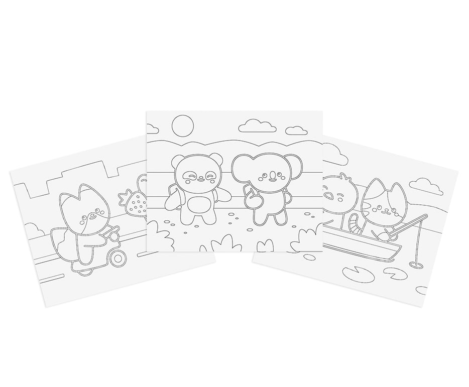 JOVI Play&Fun Kawaii set pentru pictură cu nisip – 12 buc