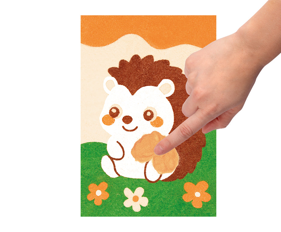 JOVI Play&Fun mini set creativ pentru pictură cu nisip – 9 piese