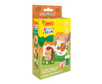 JOVI Play&Fun mini set creativ pentru pictură cu nisip – 9 piese – Animale