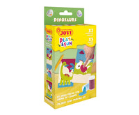 JOVI Play&Fun mini set creativ pentru pictură cu nisip – 9 piese – Dinozauri
