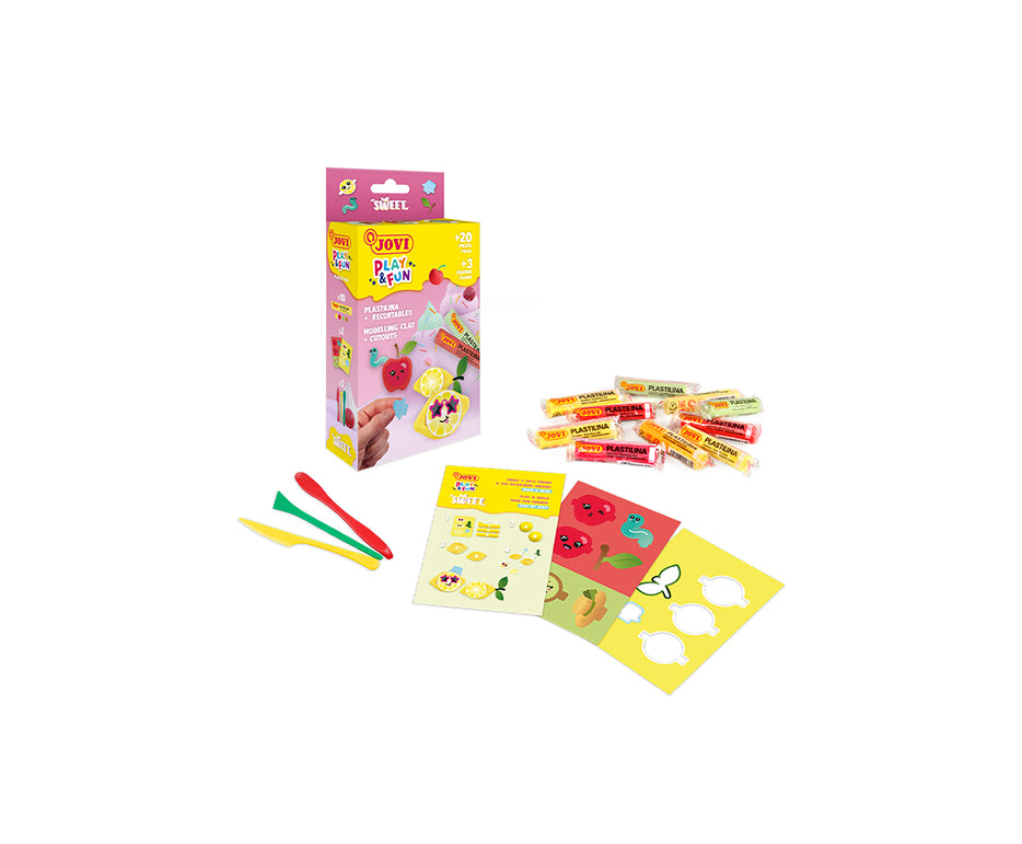 JOVI Play&Fun Mini set cu plastilină naturală