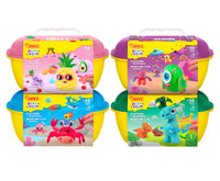 Plastilină naturală în valiză JOVI Play&Fun Aliens - 50 buc