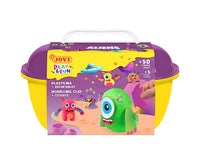 Plastilină naturală în valiză JOVI Play&Fun Aliens - 50 buc