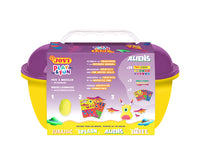 Plastilină naturală în valiză JOVI Play&Fun Aliens - 50 buc