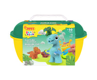 JOVI Play&Fun plastilină naturală în valiză Jurassic – set cu accesorii