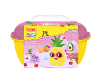 JOVI Play&Fun plastilină naturală în gentuță Sweet – 50 buc
