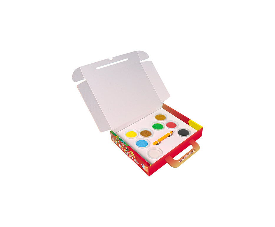 Set de pictură cu nisip JOVI Play&Fun Christmas Ornaments - 12 buc