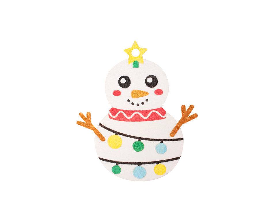 Set de pictură cu nisip JOVI Play&Fun Christmas Ornaments - 12 buc