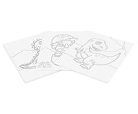 JOVI Play&Fun set pictură cu nisip 12 buc Dinosaurs