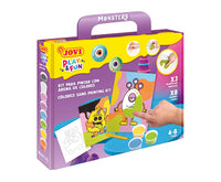 JOVI Play&Fun set pictură cu nisip Monsters 12 buc