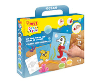 JOVI Play&Fun set de pictură cu nisip Ocean 12 buc