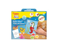JOVI Play&Fun set de pictură cu nisip Ocean 12 buc