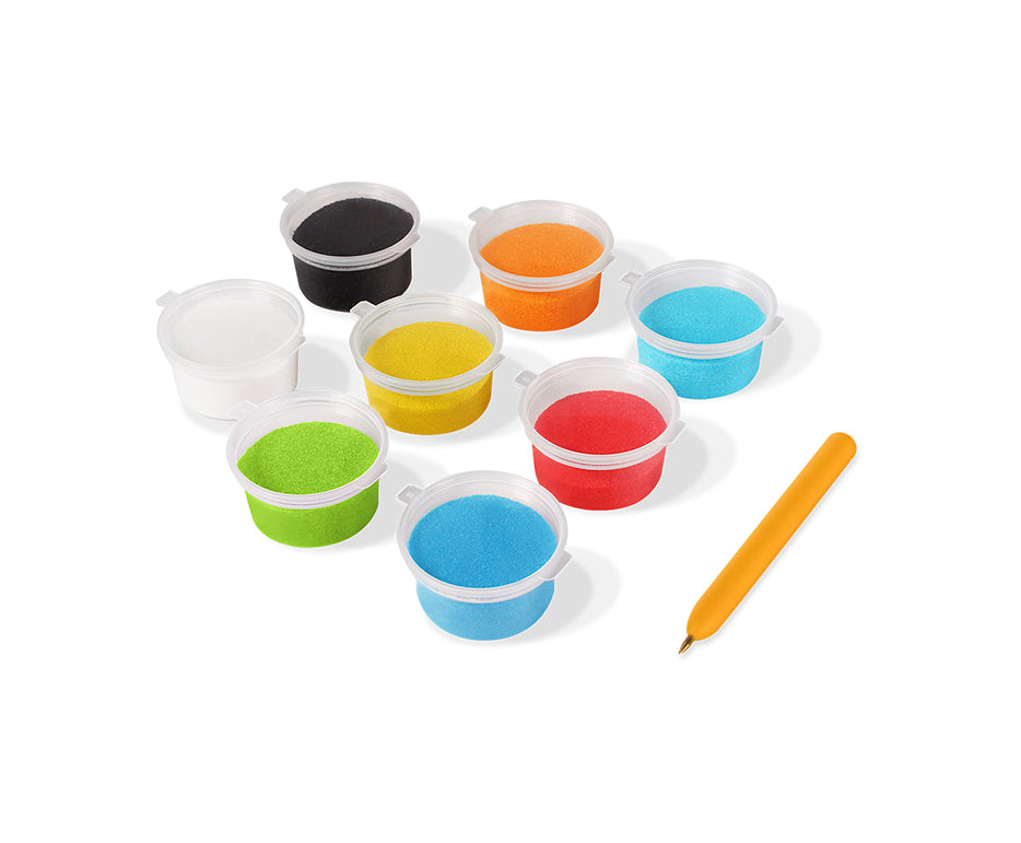 JOVI Play&Fun set de pictură cu nisip Ocean 12 buc