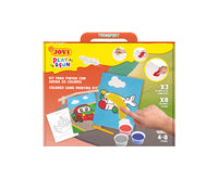 JOVI Play&Fun set pentru pictură cu nisip Transport 12 buc