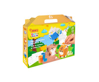 Set de pictură cu tempera guașă JOVI Play & Fun 17 piese – Animale de companie