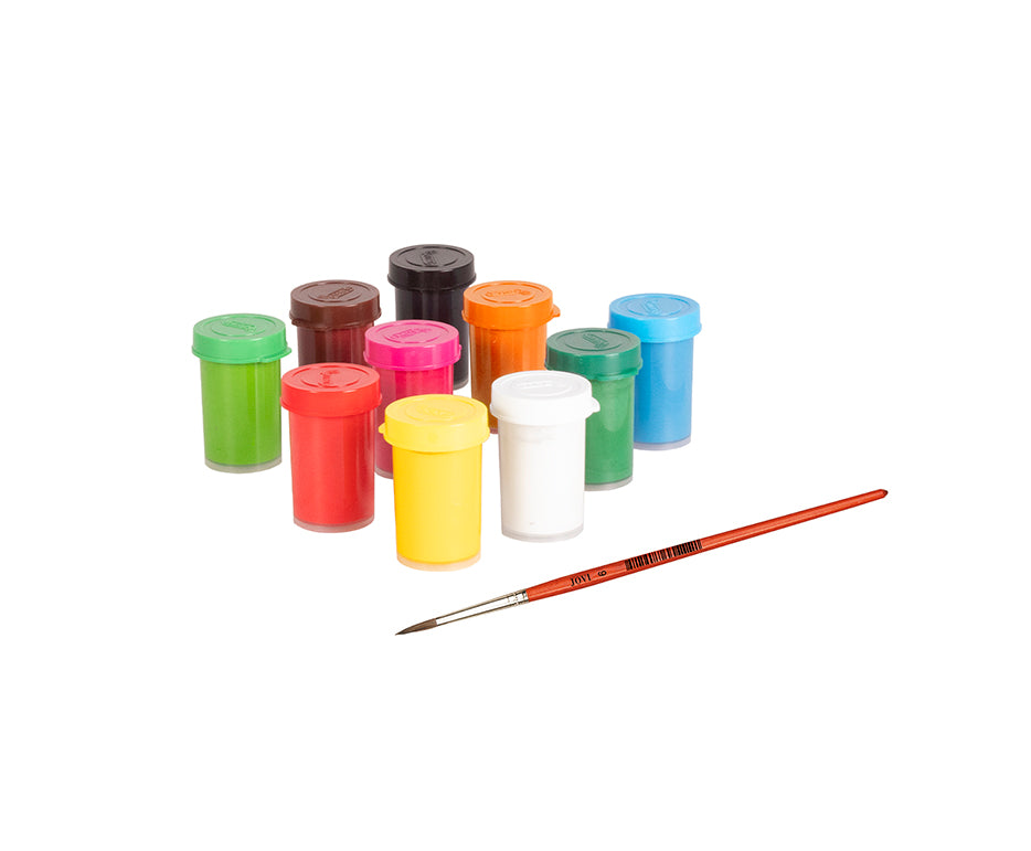 Set de pictură cu tempera guașă JOVI Play & Fun 17 piese