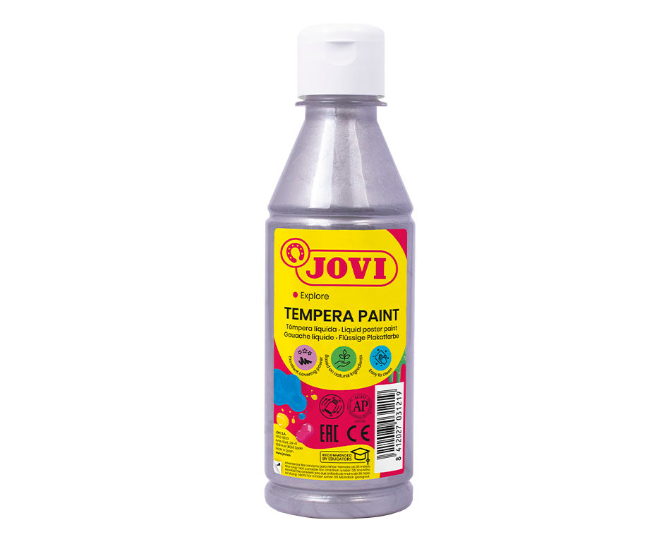 Temperă metalizată JOVI Premium 250 ml - argintiu