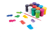 Culori tempera JOVI Premium 12 x 15 ml cu pensulă