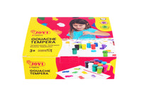 Culori tempera JOVI Premium 12 x 15 ml cu pensulă