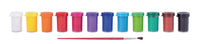 Culori tempera JOVI Premium 12 x 15 ml cu pensulă
