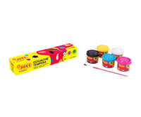 Culori tempera Jovi Premium 5 x 35 ml cu pensulă
