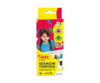 Culori tempera JOVI Premium 6 x 15 ml cu pensulă