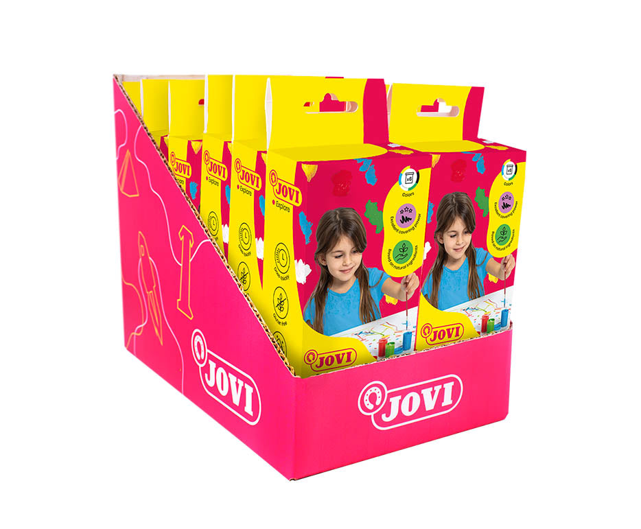 Culori tempera JOVI Premium 6 x 15 ml cu pensulă