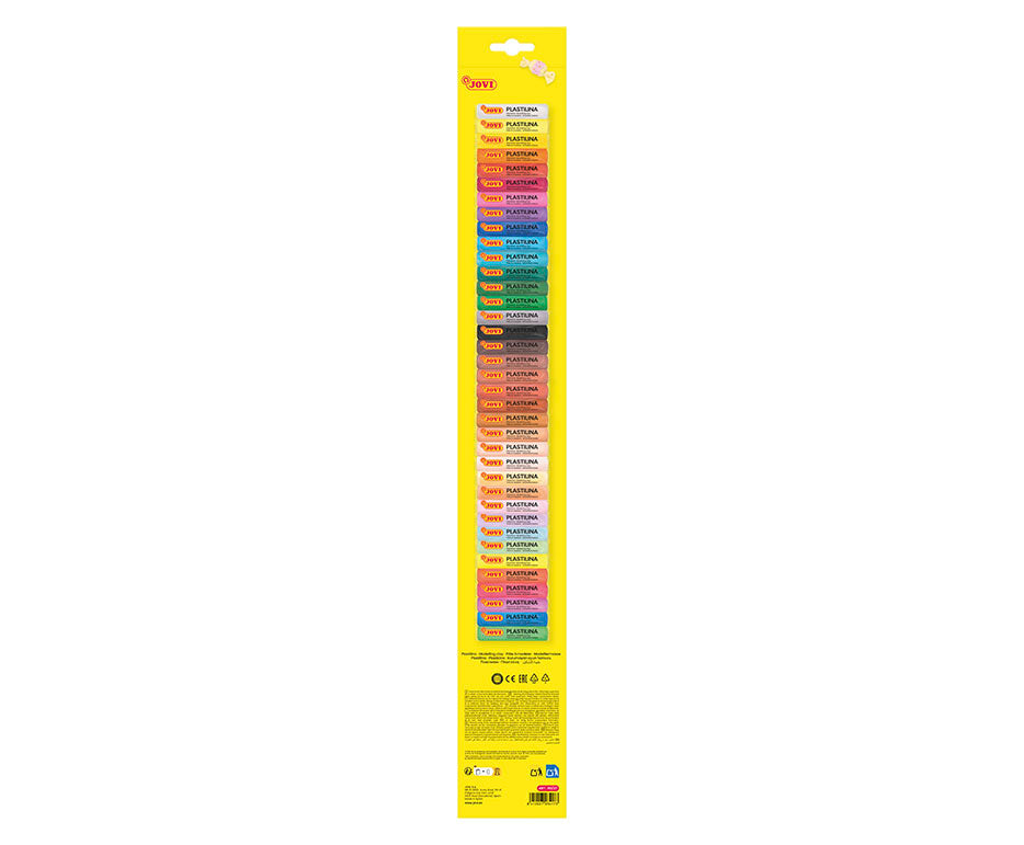 Plastilină naturală JOVI 37 x 15 g batoane