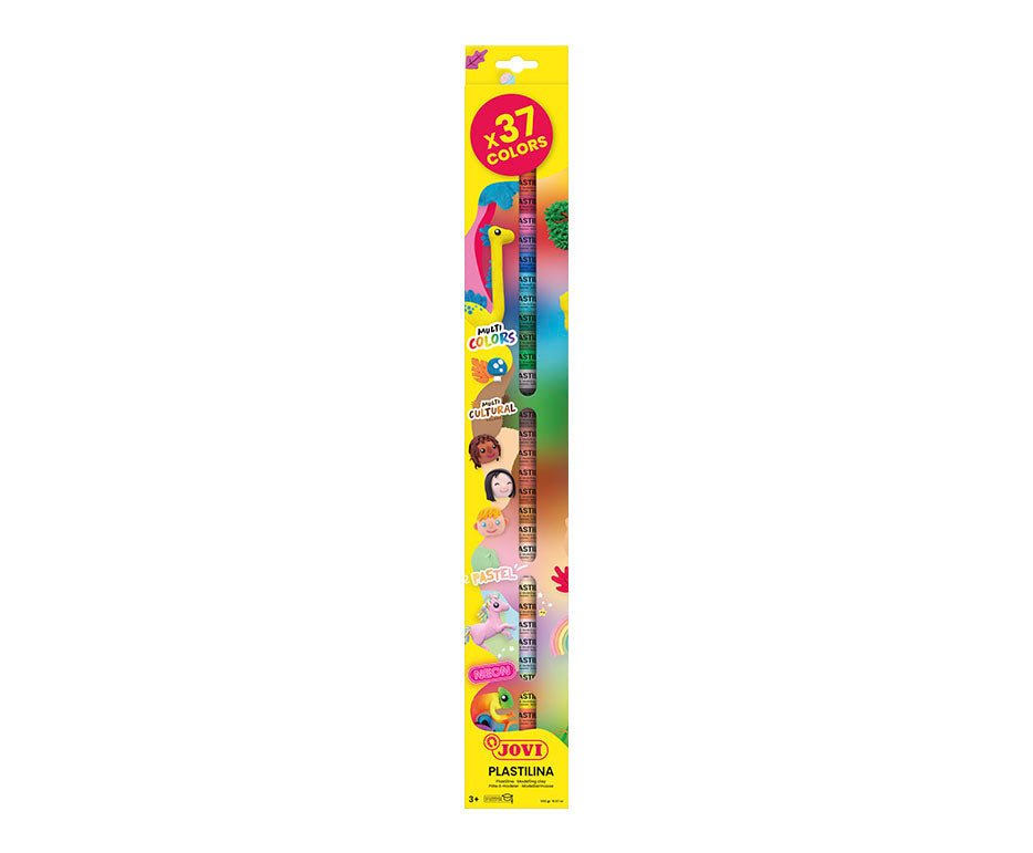 Plastilină naturală JOVI 37 x 15 g batoane