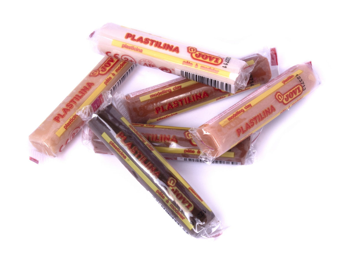 JOVI plastilină naturală nuanțe de piele 6 x 15 g