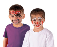 JOVI set culori pentru pictură pe față tip stick 3 x 5,6 g - roșu, alb și negru