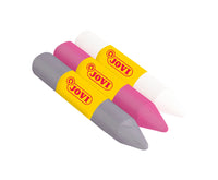 Set vopsele pentru față tip baton JOVI 3 x 5,6 g - roz, argintiu și alb