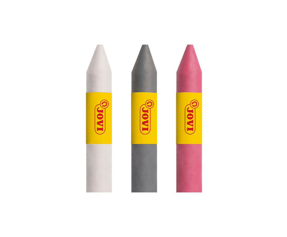Set vopsele pentru față tip baton JOVI 3 x 5,6 g - roz, argintiu și alb