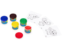 JOVI set vopsele pentru degete în găletușă 5 x 35 ml cu șabloane