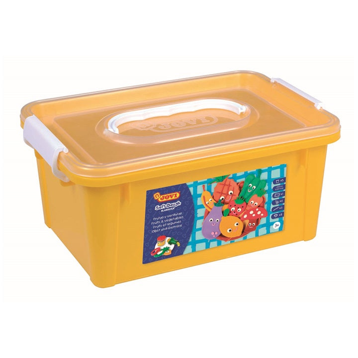 jovi set de plastilina si unelte in cutie fructe ro jov476