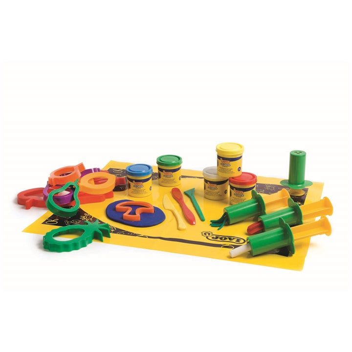 jovi set de plastilina si unelte in cutie fructe ro jov476