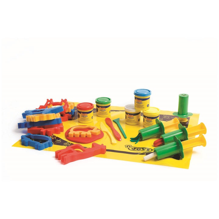 jovi set de plastilina si unelte in geanta animale ro jov475