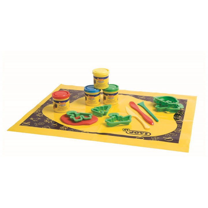 jovi set de plastilina si unelte intr o galeata blandiver ro jov444