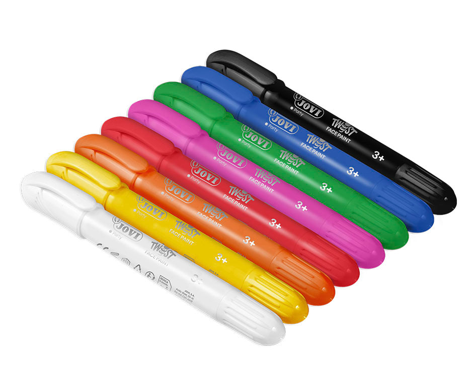 JOVI Twist set culori pentru pictură pe față tip stick display 30 buc
