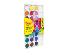 Acuarele JOVI 24 buc cu pensulă inclusă (diametru 22 mm)
