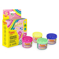 jovi vopsele tempera cu sclipici 4x35 ml ro jov518